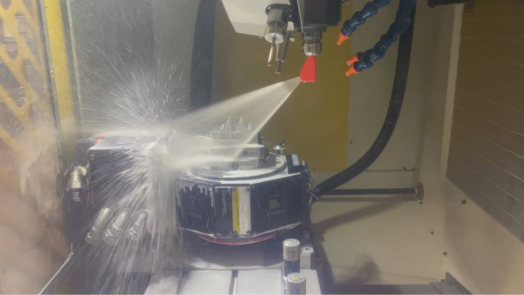 Kleine CNC Maschine reinigen