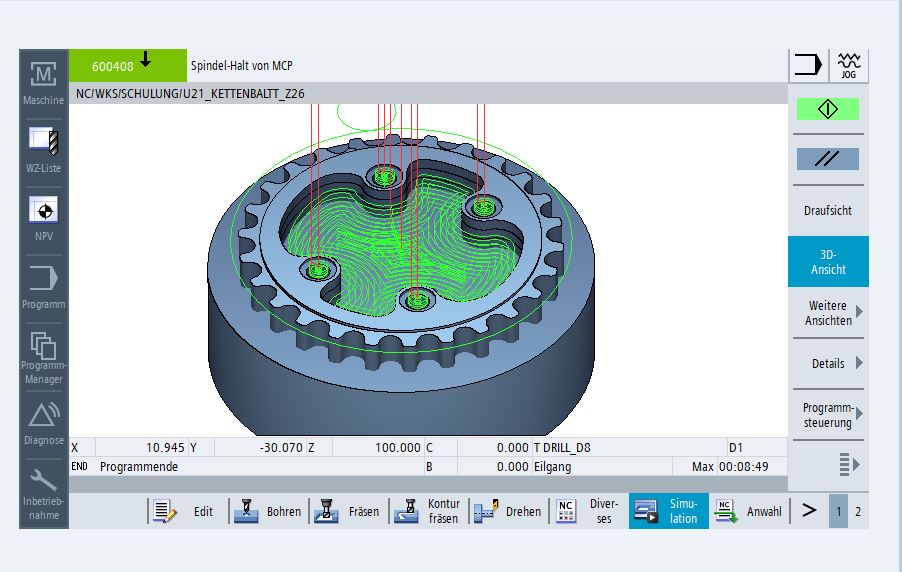 Grundausbildungs-Zeichnungen für den CNC Bereich – Bild 2